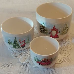 Holiday Gnome Bowls